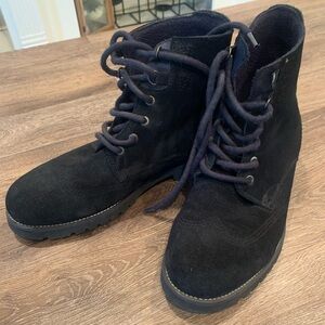 Nautica Men's Dark Navy Suede Boots
